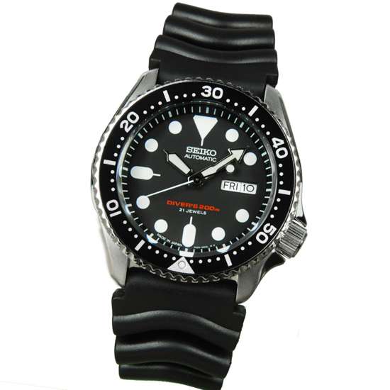 Seiko SKX007J SKX007J1 SKX007 Black Dial Automatic Men's Watch