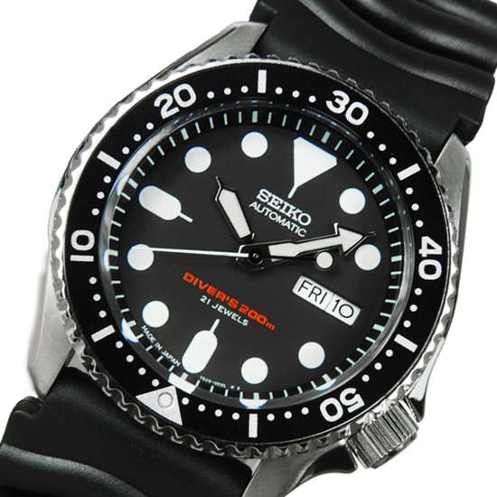 Seiko SKX007J SKX007J1 SKX007 Black Dial Automatic Men's Watch