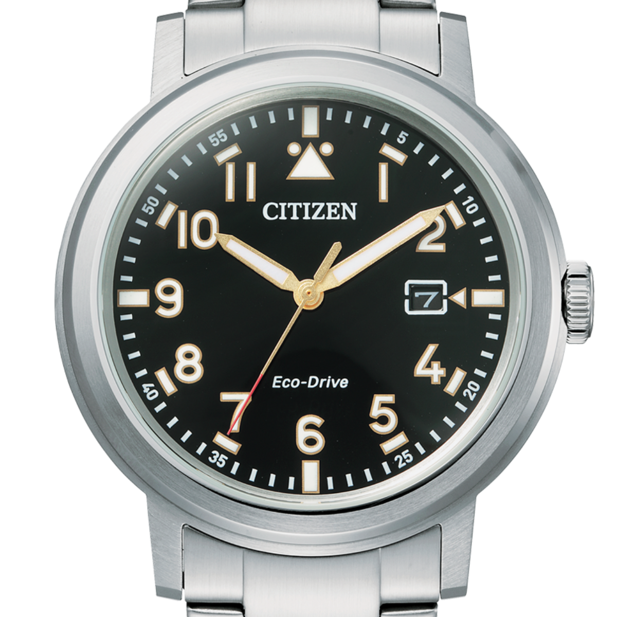 Citizen AW1620-81E AW1620-81 Eco-Drive Black Dial Dress Watch